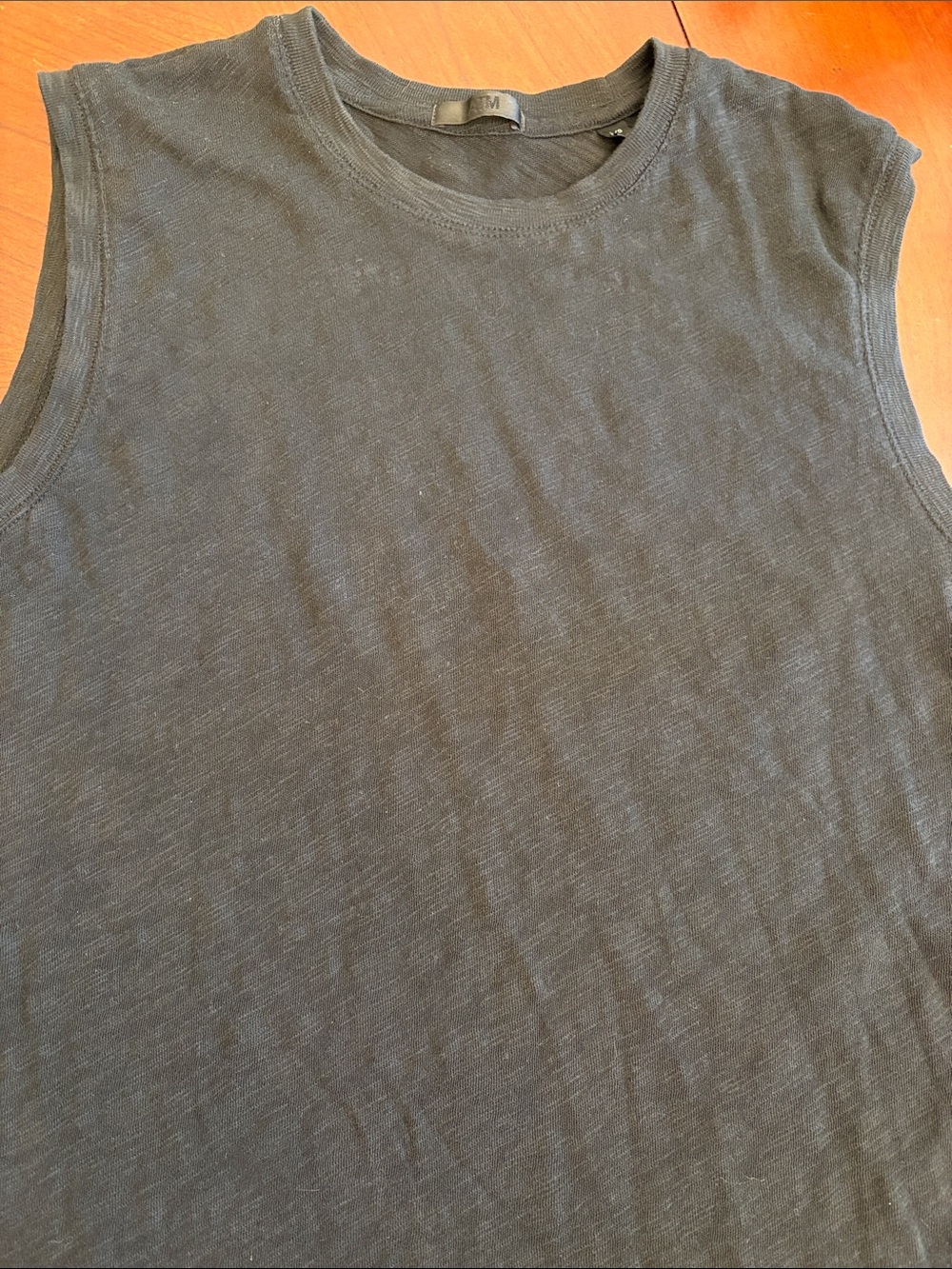 ATM Sleeveless Crewneck Tee - Black